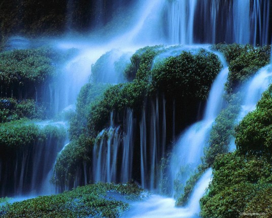 Free Send to Mobile Phone Waterfalls Nature wallpaper num.104