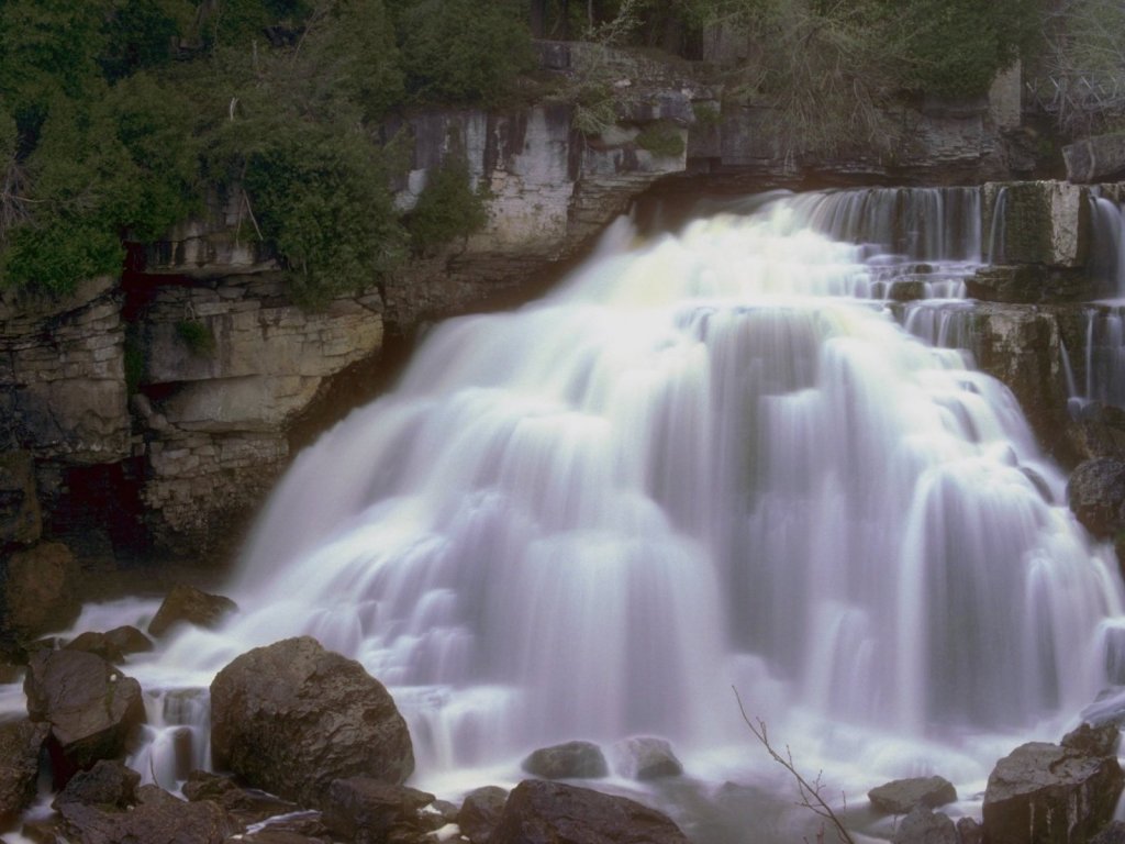 Download Waterfalls / Nature wallpaper / 1024x768