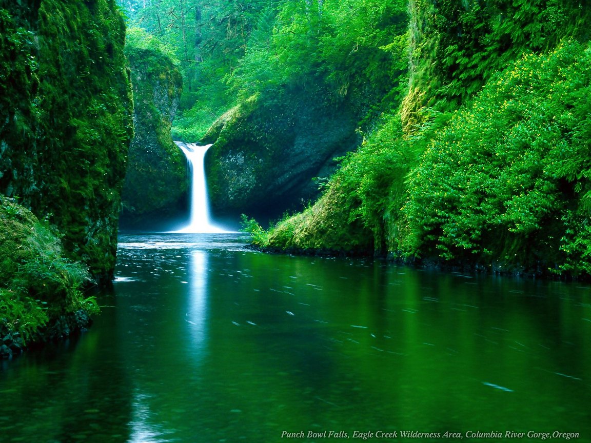 Full size Waterfalls wallpaper / Nature / 1152x864