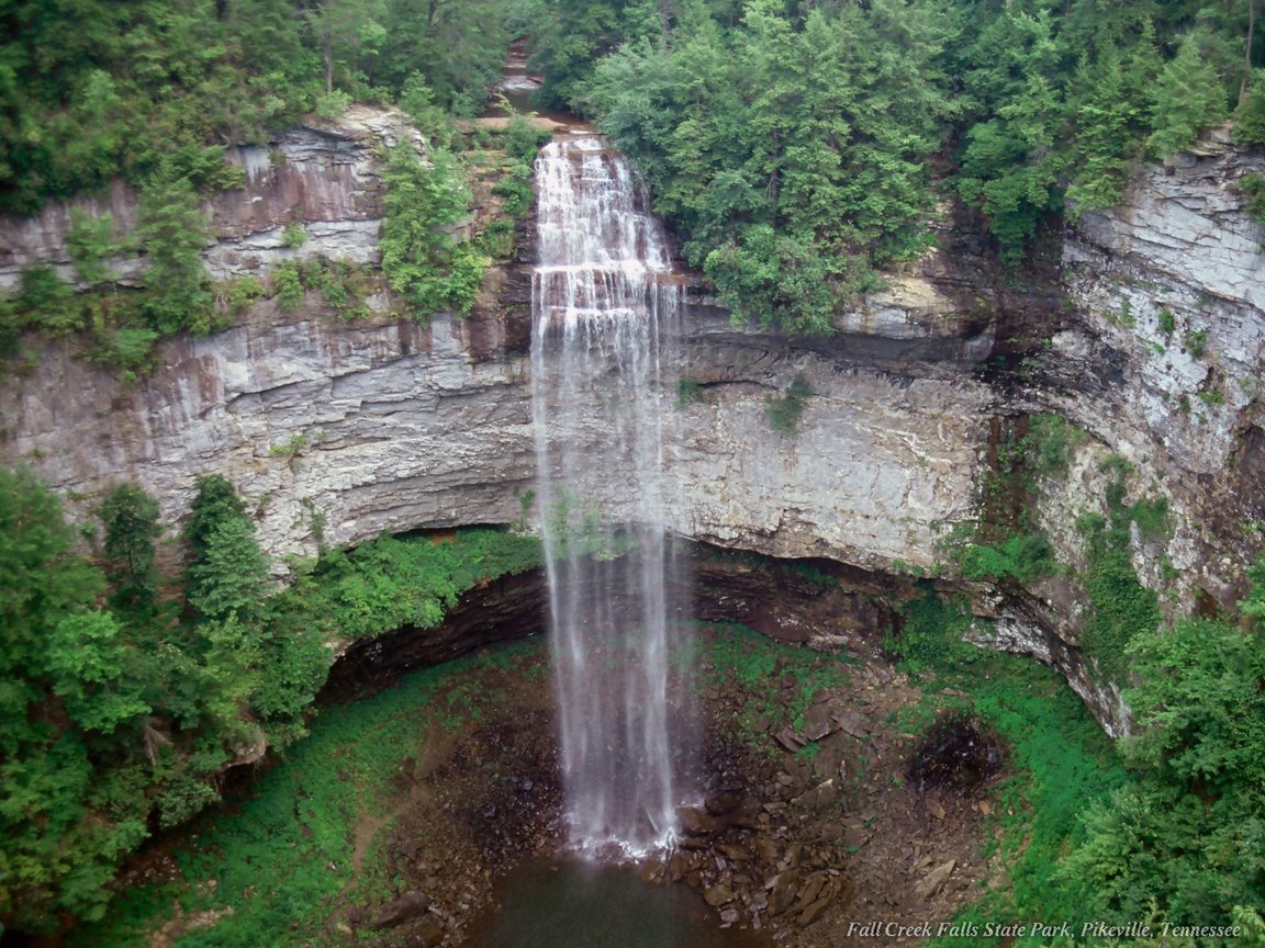 Full size Waterfalls wallpaper / Nature / 1152x864