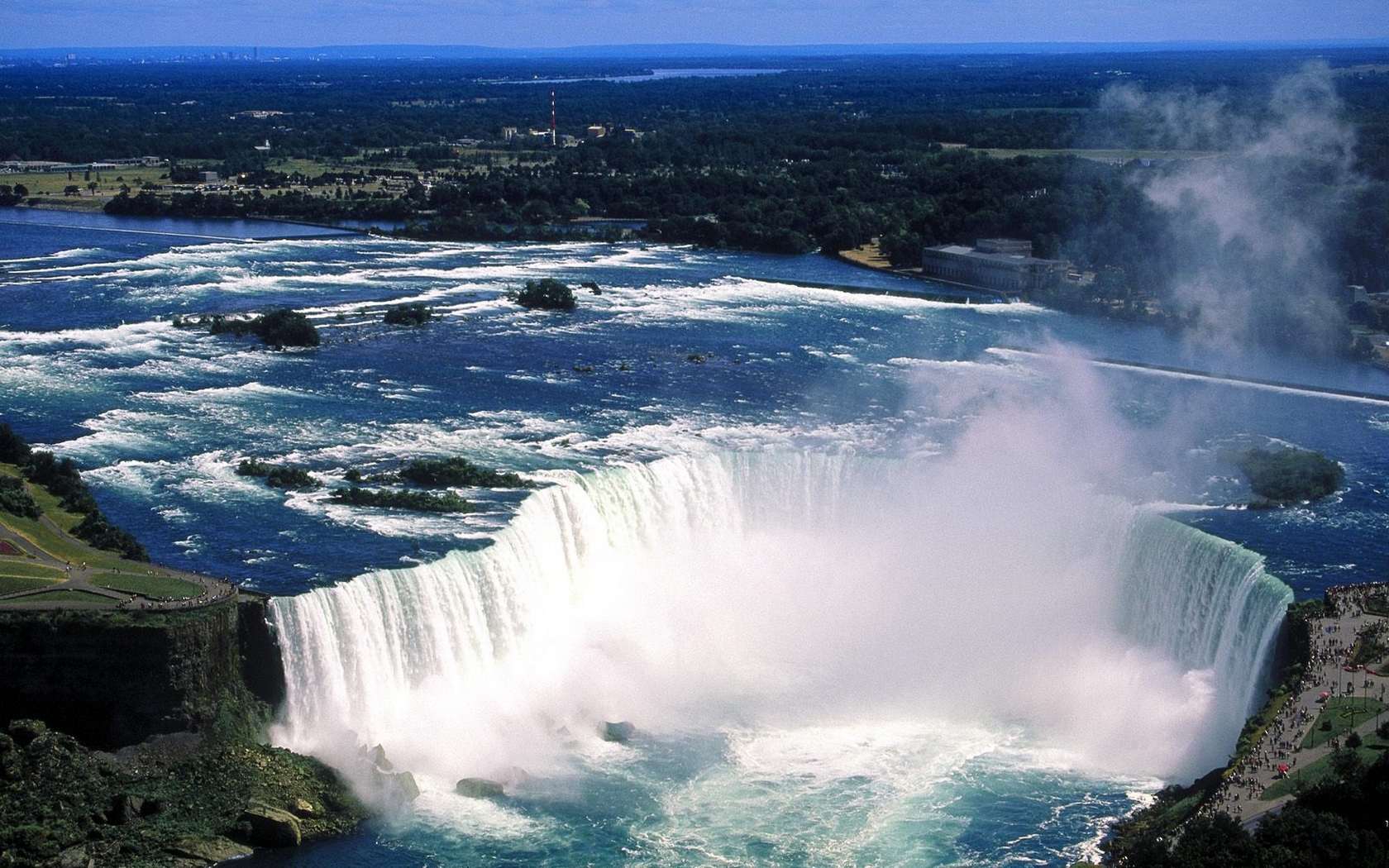Download full size Niagara Falls, Ontario, Canada Waterfalls wallpaper / 1680x1050