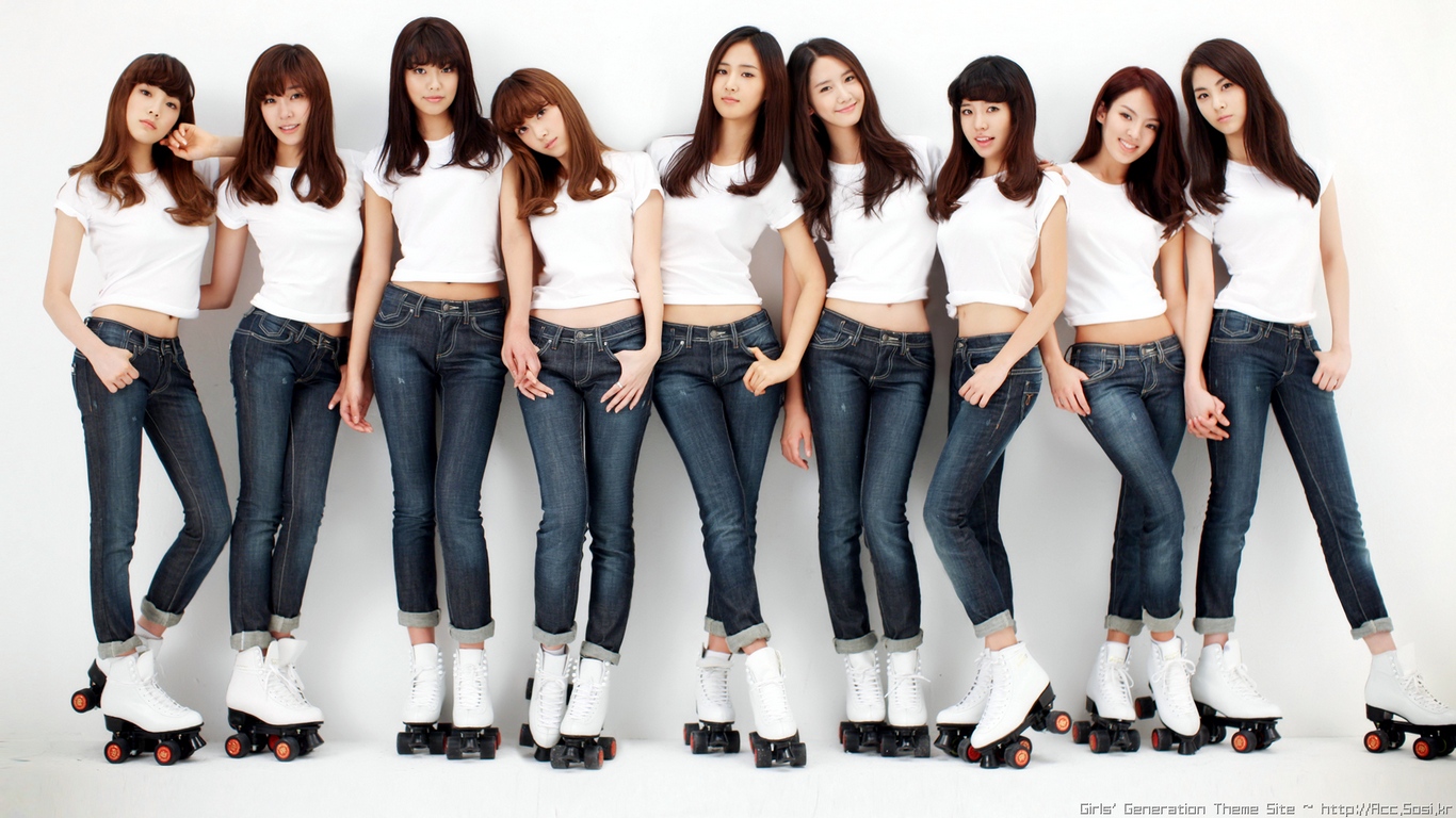 Download High quality Girls Generation Asian Girls wallpaper / 1366x768