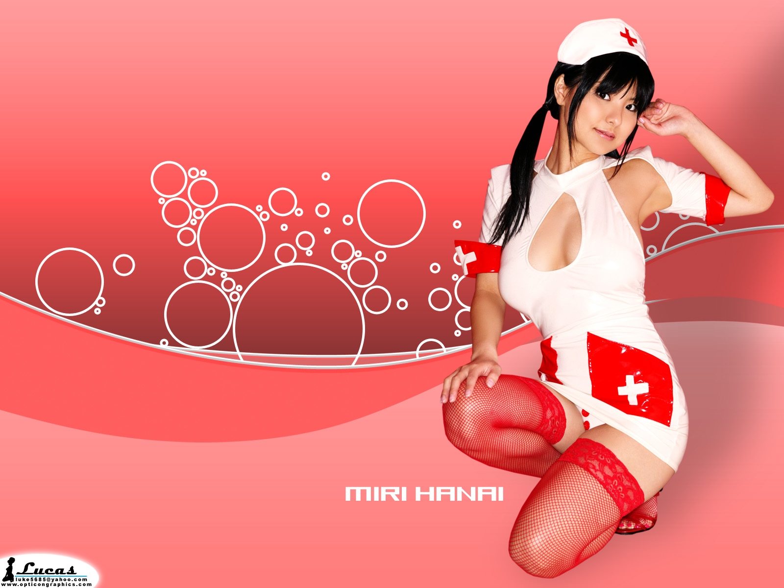 Download full size Japanese nurse red stockings Sexy Girls wallpaper / 1600x1200