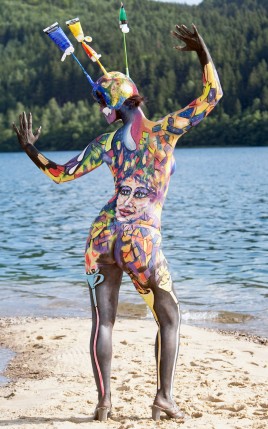 Free Send to Mobile Phone Body Paintings (Body Art) Photo Art wallpaper num.29