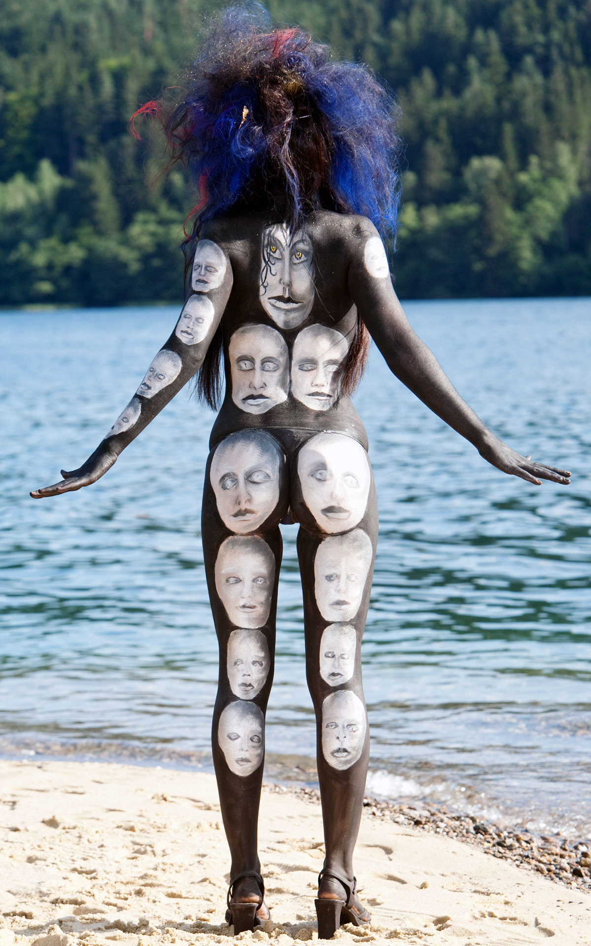 Download full size Body Paintings (Body Art) wallpaper / Photo Art / 1200x1920