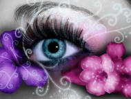 flowers makeup / Eyes