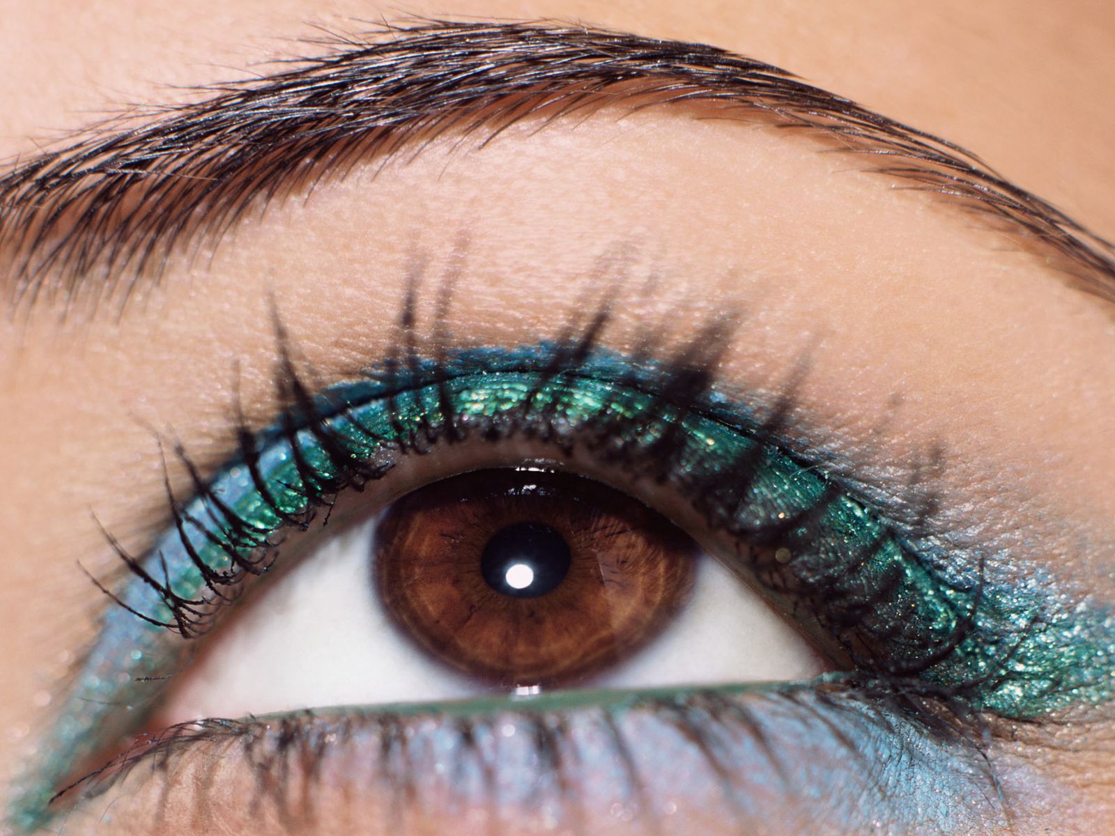 Download HQ green makeup Eyes wallpaper / 1600x1200