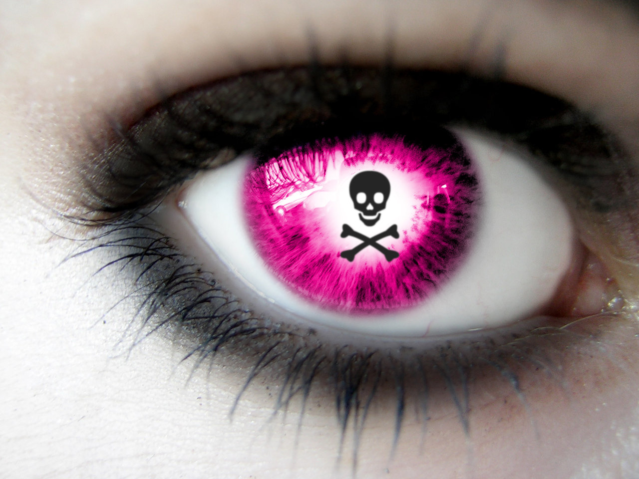 Download High quality skull and crossbones Eyes wallpaper / 1280x960