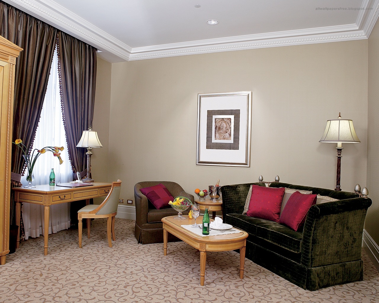 Download HQ Hotels Interior Design wallpaper / Photo Art / 1280x1024