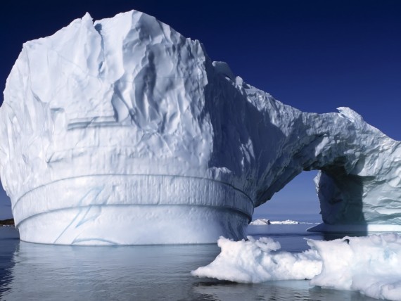 Free Send to Mobile Phone Icebergs Nature wallpaper num.4