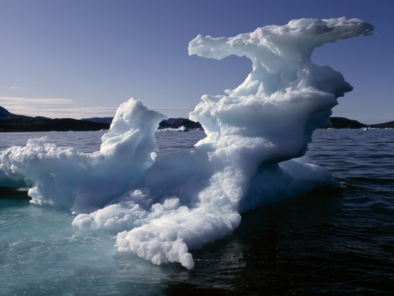 Free Send to Mobile Phone Icebergs Nature wallpaper num.1