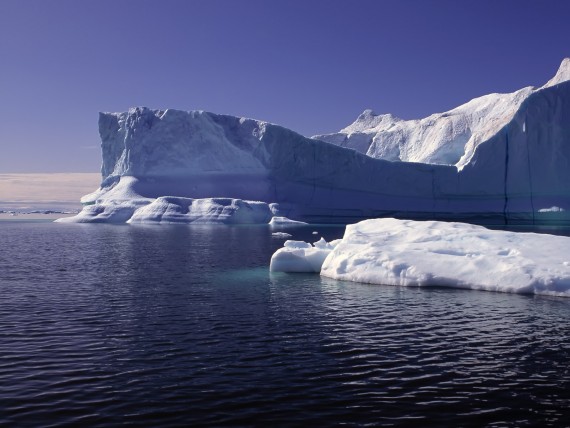 Free Send to Mobile Phone Icebergs Nature wallpaper num.11