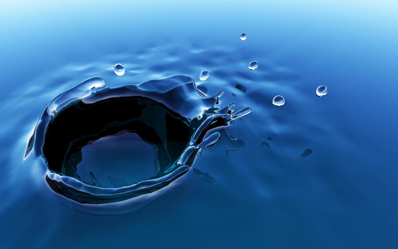 Download High quality Water drop Photo Art Design wallpaper / 1680x1050