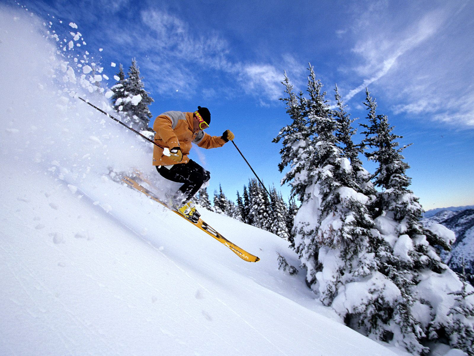 Download High quality Extreme slalom Alpine skiing wallpaper / 1600x1200