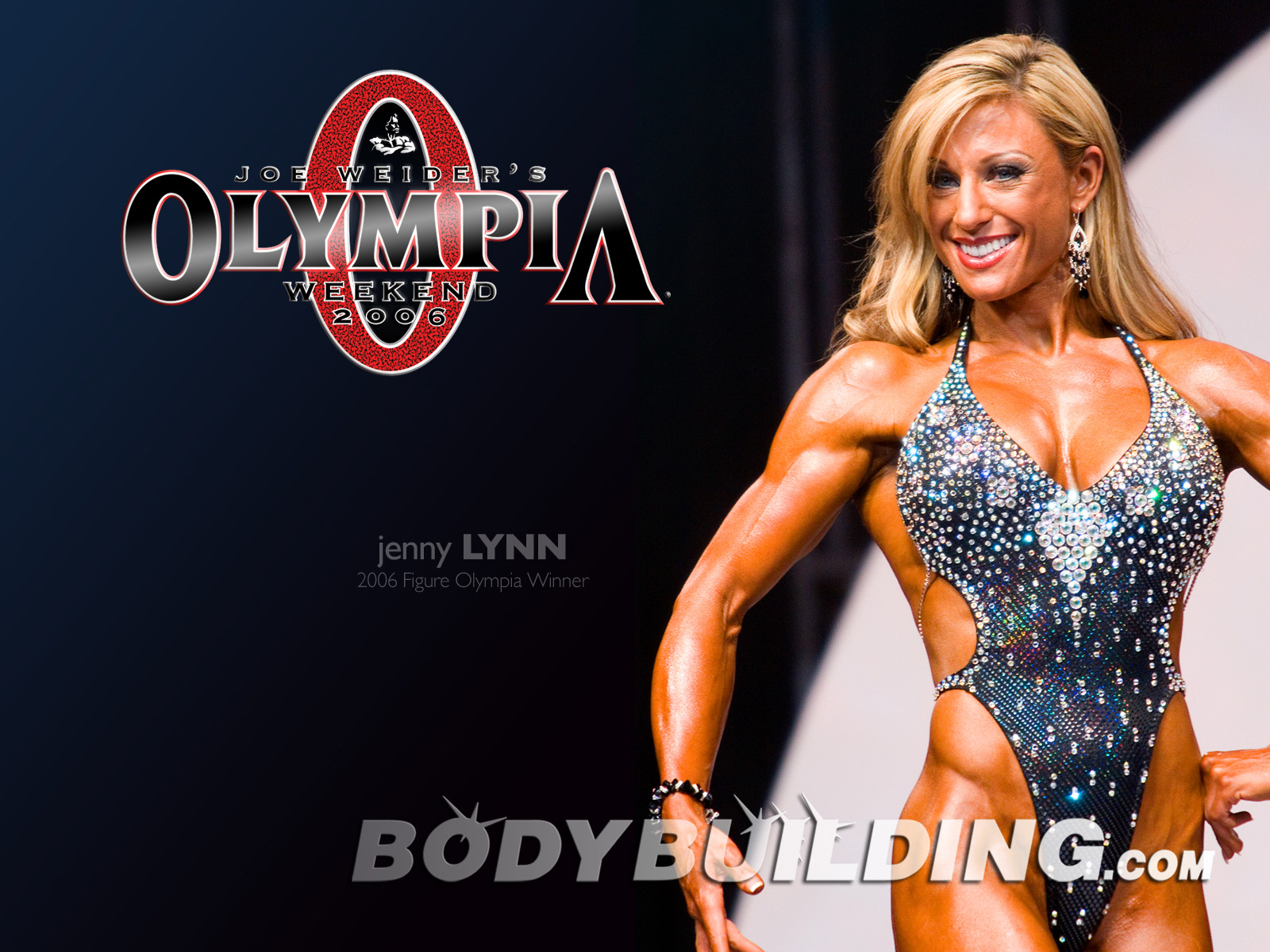 Download High quality 2006 Figure Olympia winner Jenny Lynn Body Building wallpaper / 1600x1200