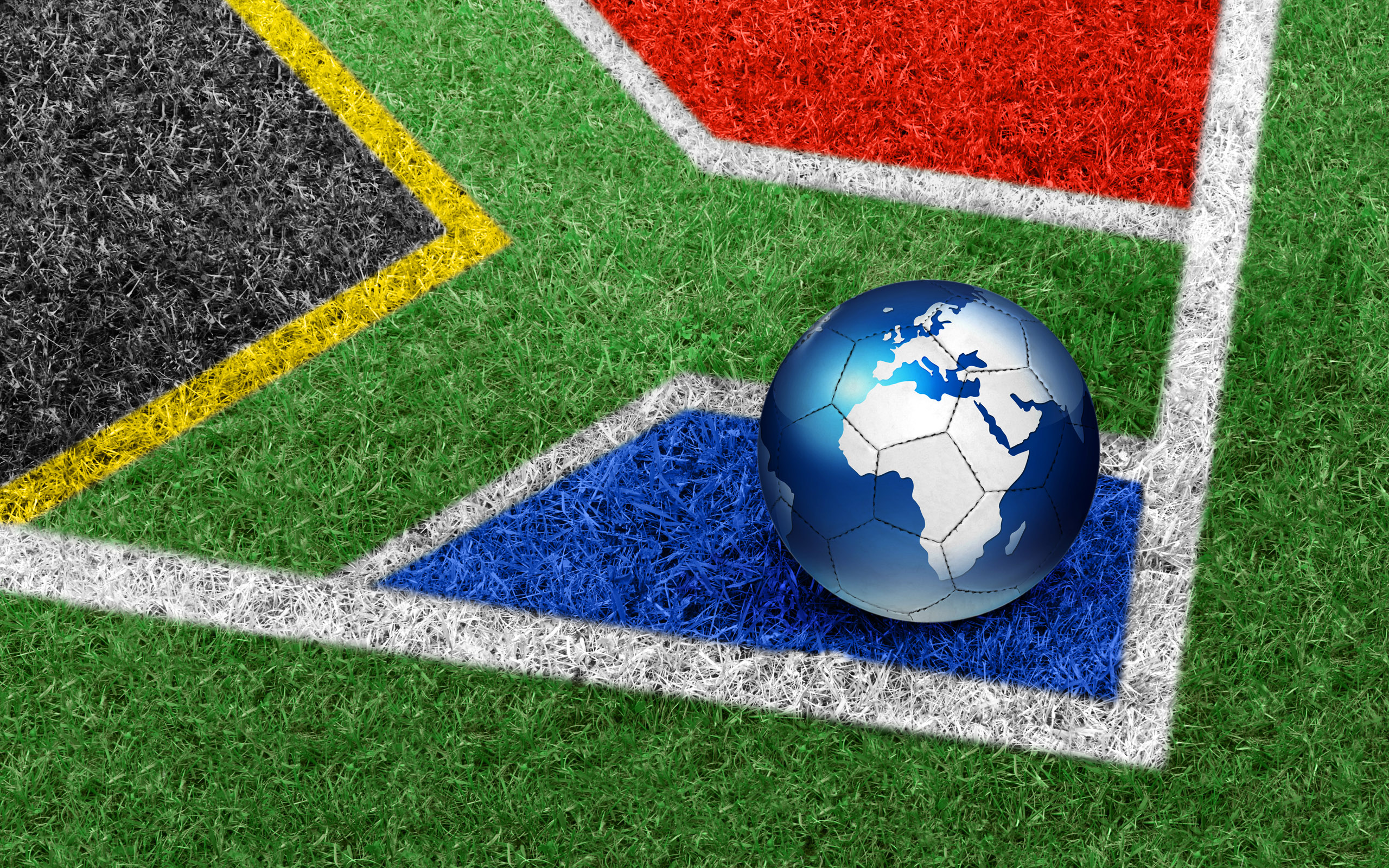 Download HQ World Cup Republic of South Africa 2010 Football wallpaper / 2560x1600