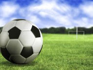 Ball on green grass / Football