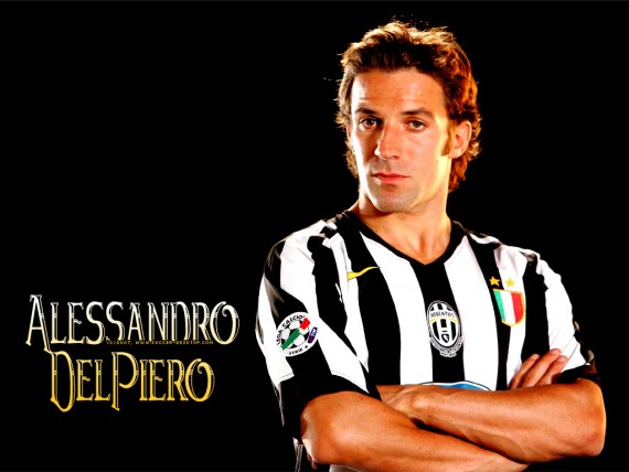 Free Send to Mobile Phone Alessandro Del Piero Football wallpaper num.27