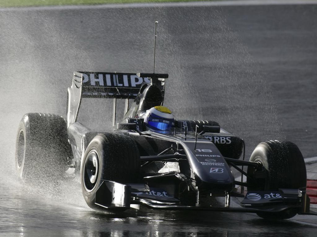 Download Black rain Formula 1 wallpaper / 1024x768