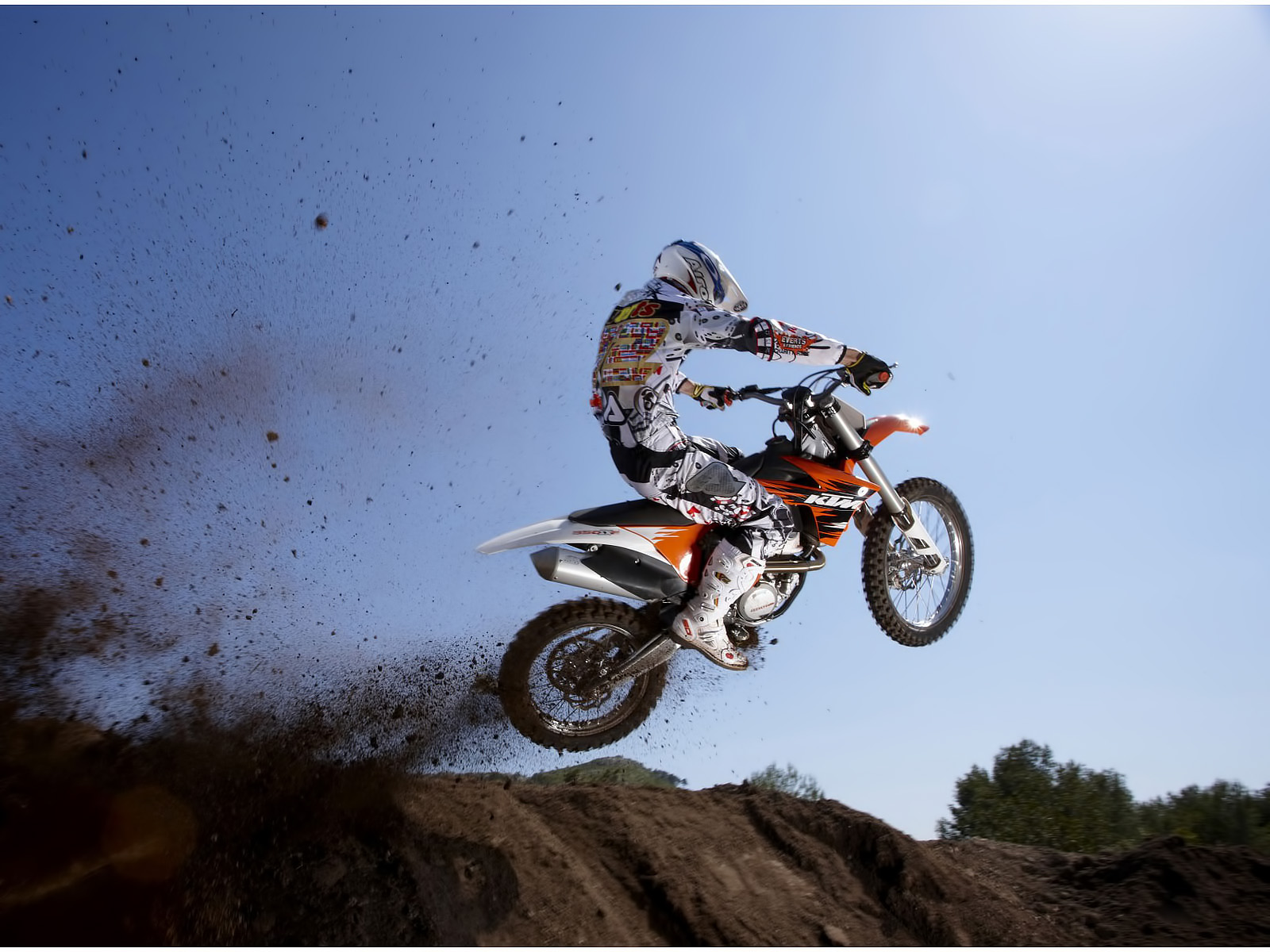 Download full size flight Motocross wallpaper / 1600x1200