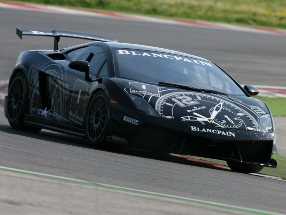 Free Send to Mobile Phone black Lamborghini Racing Cars wallpaper num.2