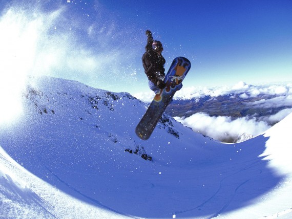 Free Send to Mobile Phone Extreme Snowboarding wallpaper num.3