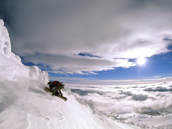 Free Send to Mobile Phone Extreme Snowboarding wallpaper num.7