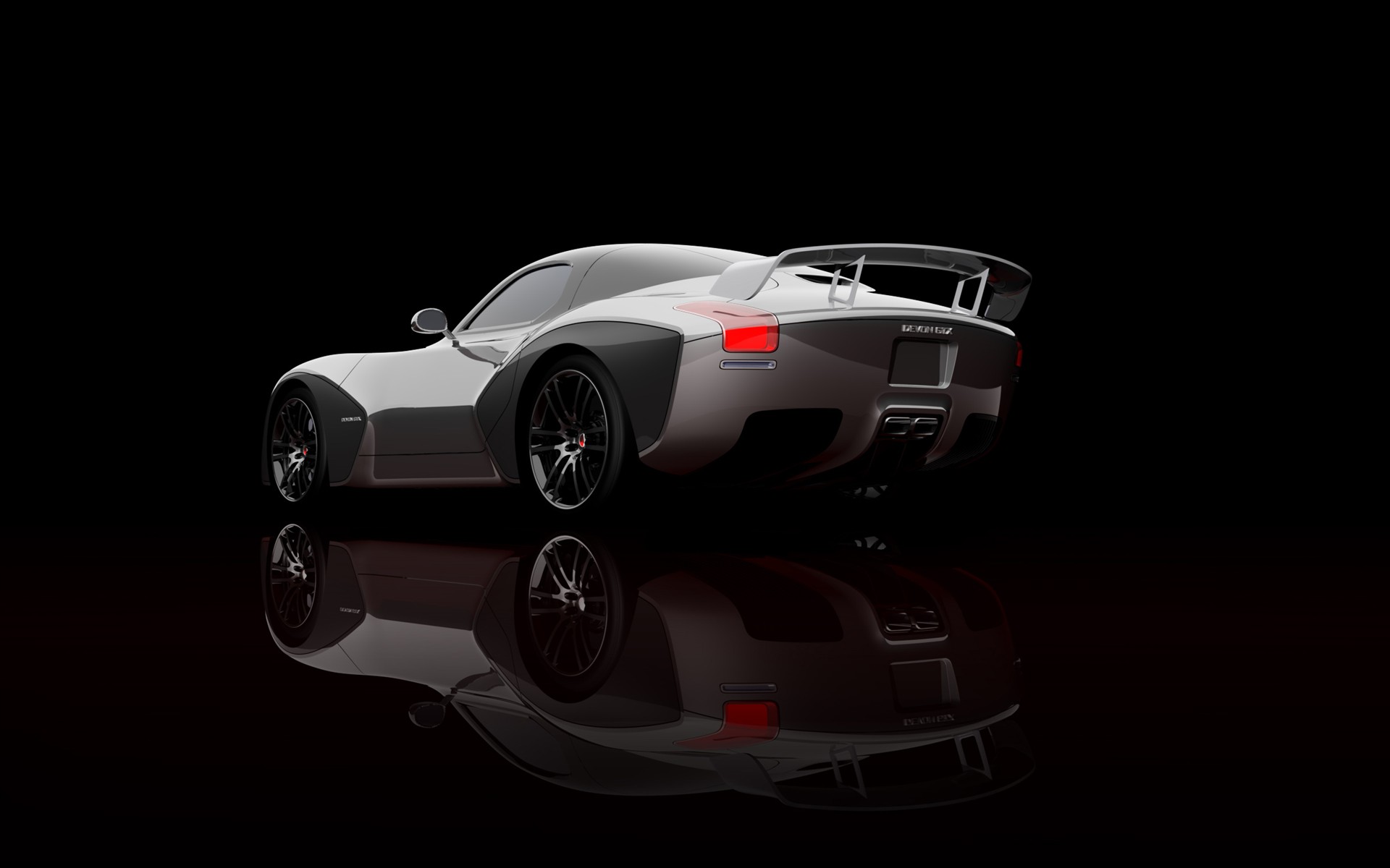 Download High quality Devon GTX prototype black Super cars wallpaper / 1920x1200