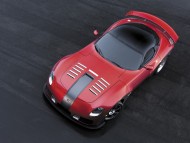 red Devon GTX DMW top view / Super cars