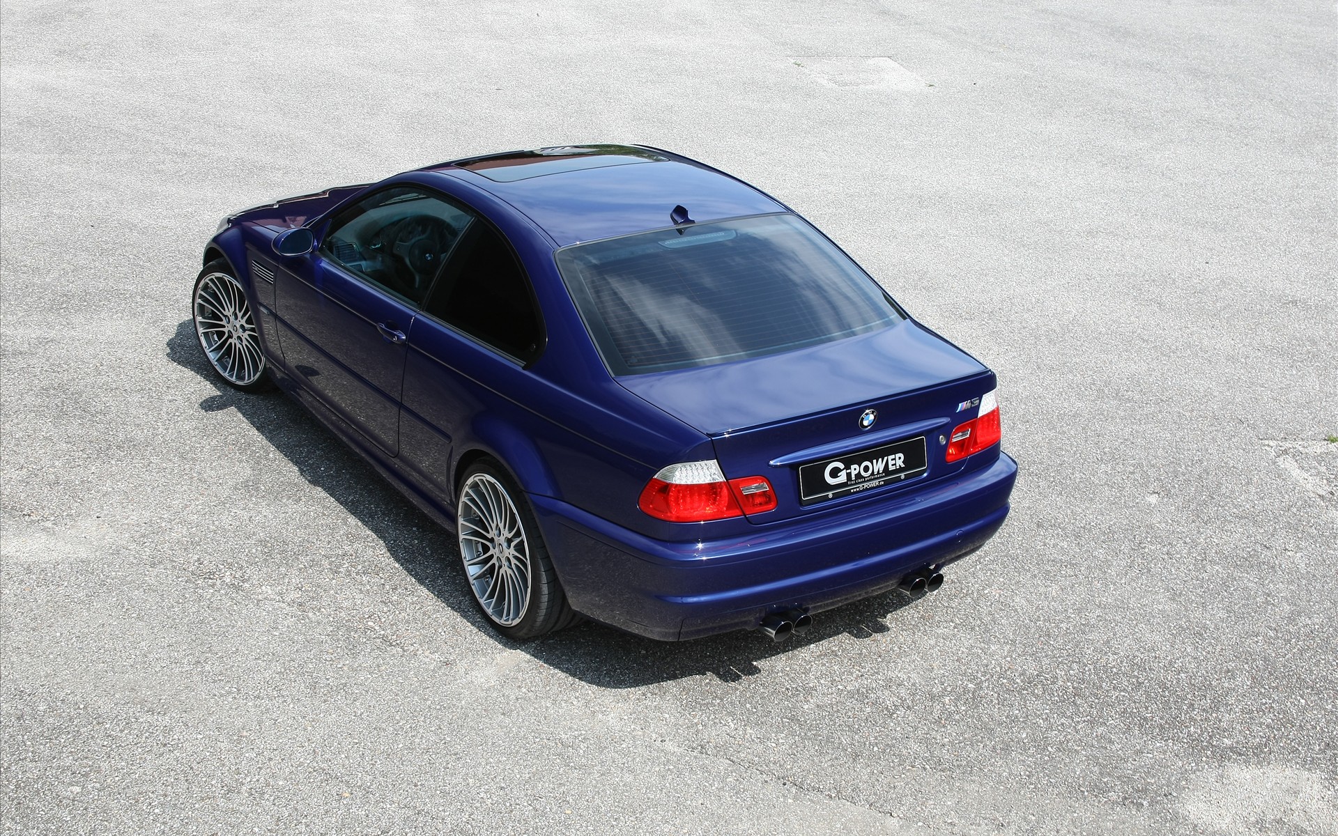 Download High quality G-power M3 top view Bmw wallpaper / 1920x1200