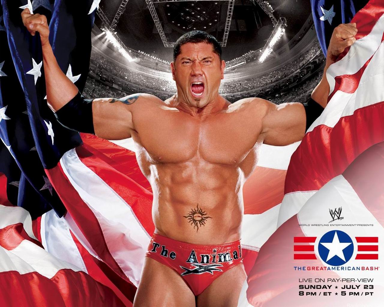 Download HQ The Great American Bash Wrestling WWE wallpaper / 1280x1024