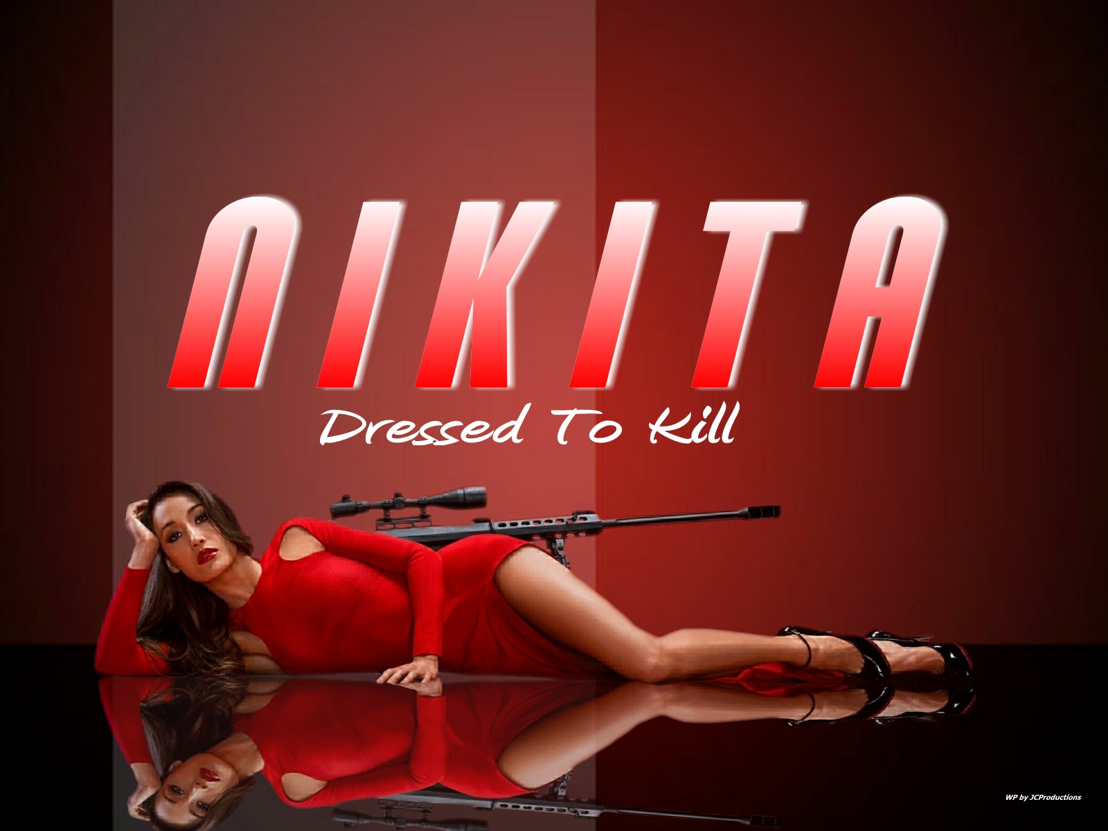 Download full size nikita, maggie q, spies, girls, babes, high heels, bikinis, wallpapers Nikita wallpaper / 1600x1200