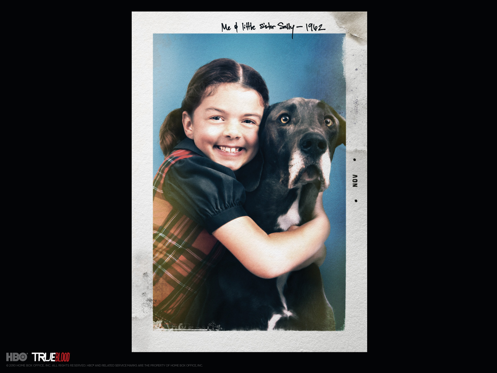 Download full size photo dog girl True Blood wallpaper / 1600x1200