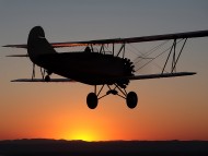 sunset / Civilian Aircraft