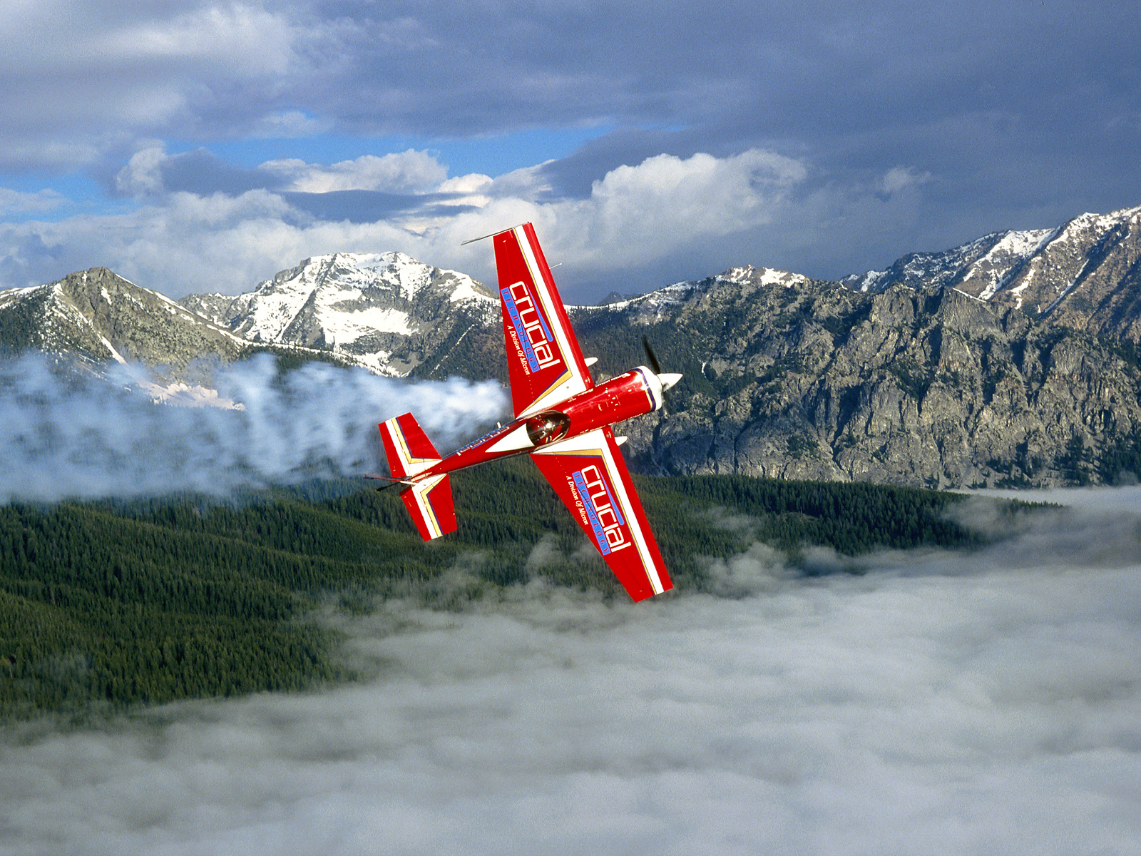 Download High quality mountains Civilian Aircraft wallpaper / 1600x1200