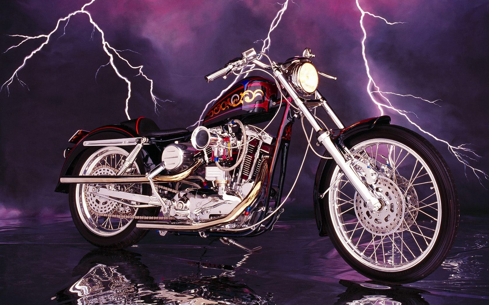 Download full size Harley-Davidson 1971 Motorcycle wallpaper / 1680x1050