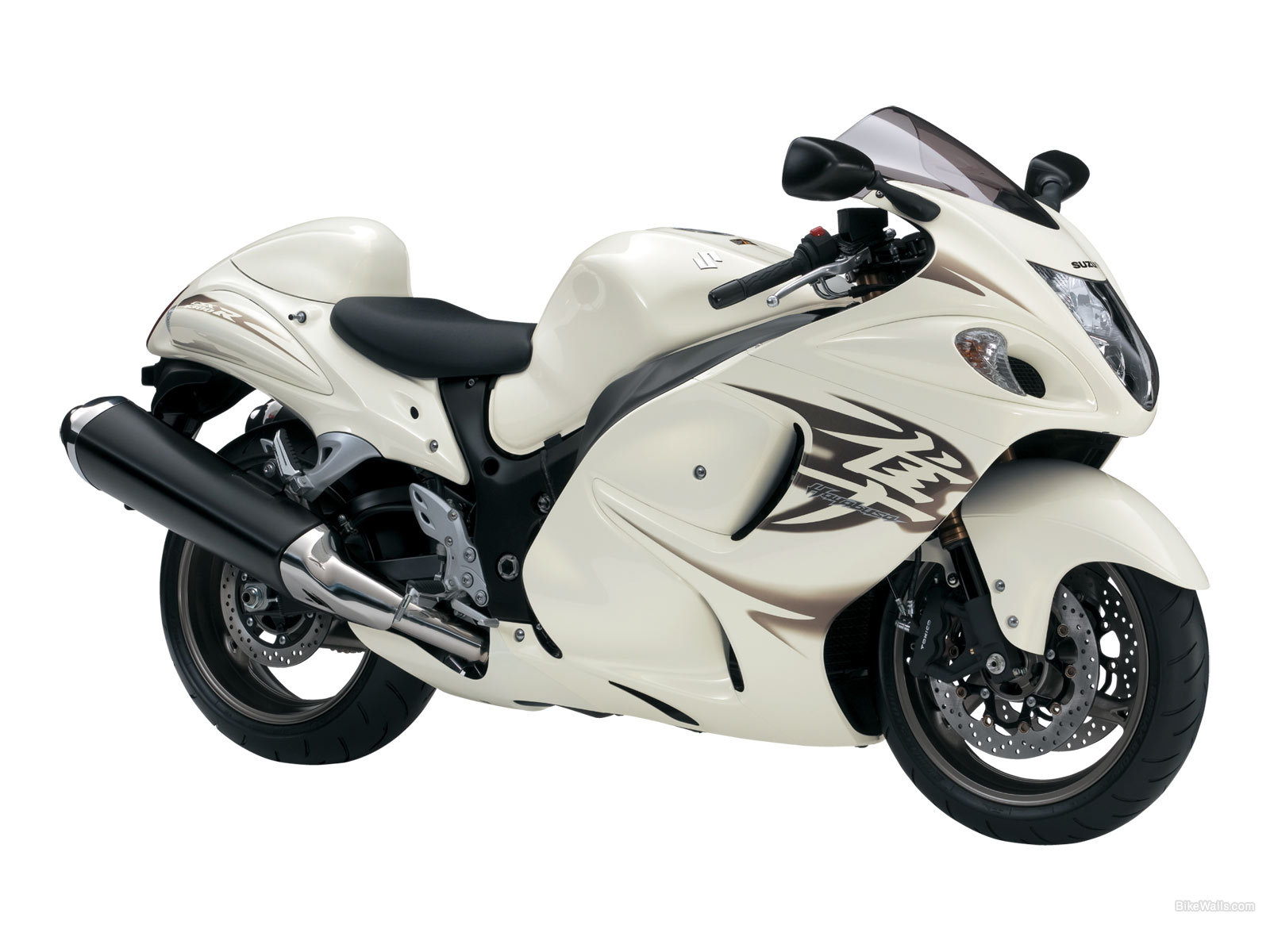 Download full size CXX1300 Suzuki white Motorcycle wallpaper / 1600x1200