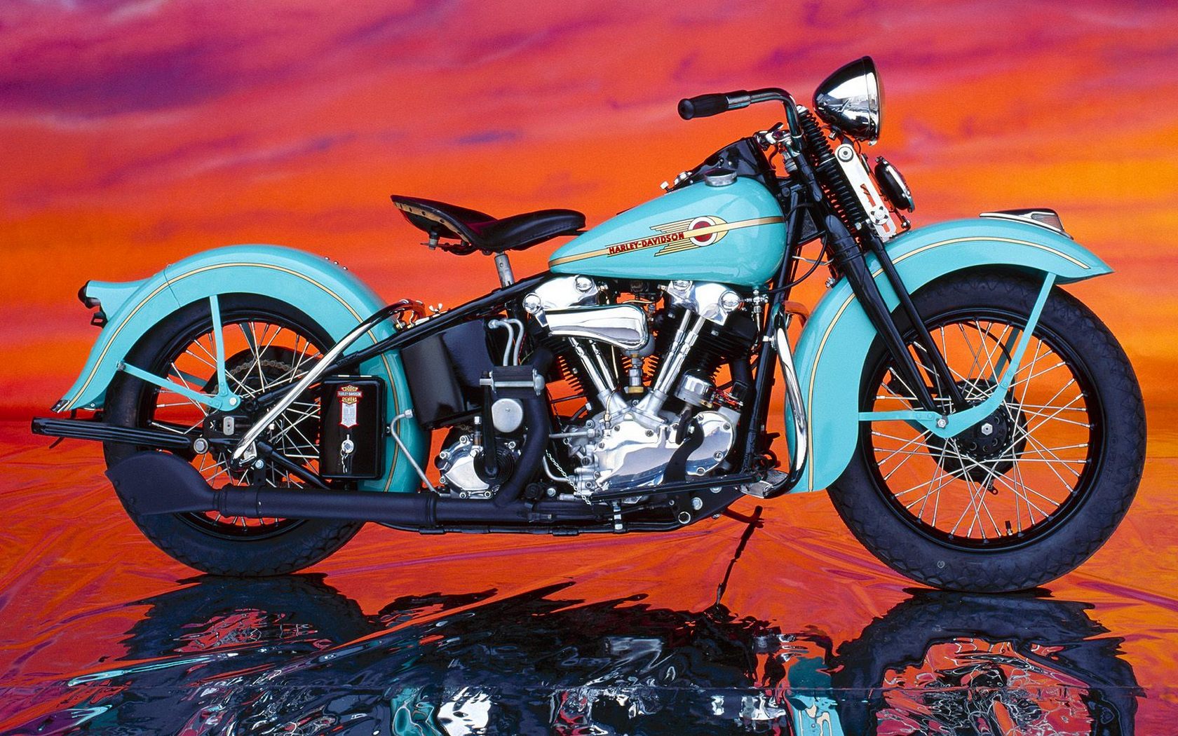 Download HQ Harley-Davidson 1938 Motorcycle wallpaper / 1680x1050