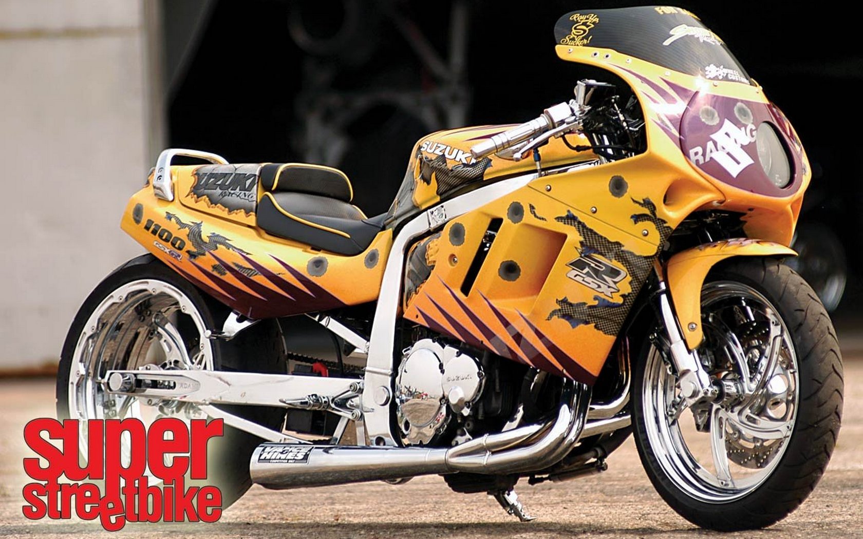 Download High quality Super Street Race Machine Motorcycle wallpaper / 1680x1050