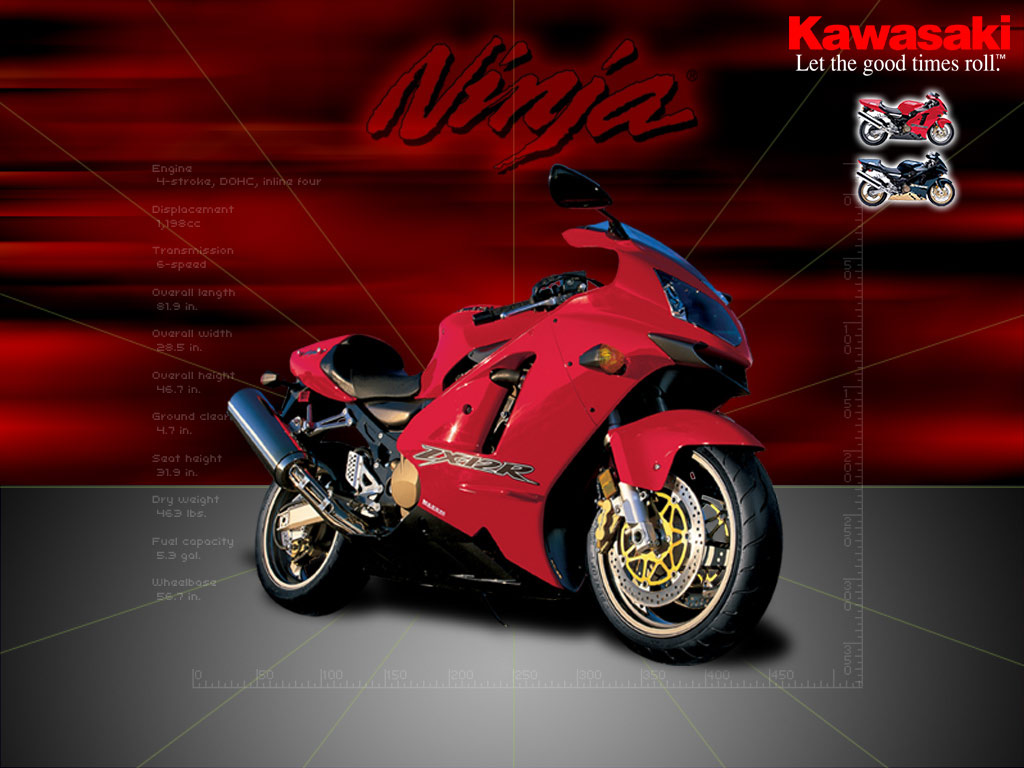 Download Kawasaki Ninja Motorcycle wallpaper / 1024x768