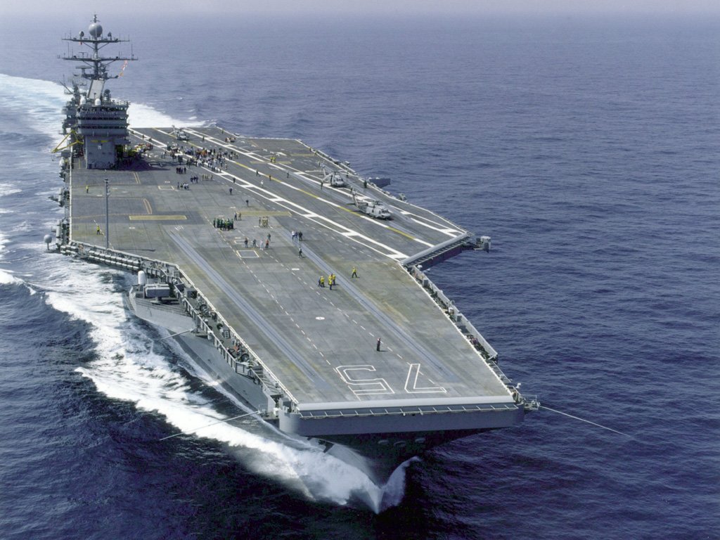 Full size Empty carrier Naval Vessels wallpaper / 1024x768