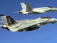 F-14 Tomcat and F-18 Hornet / Military Airplanes