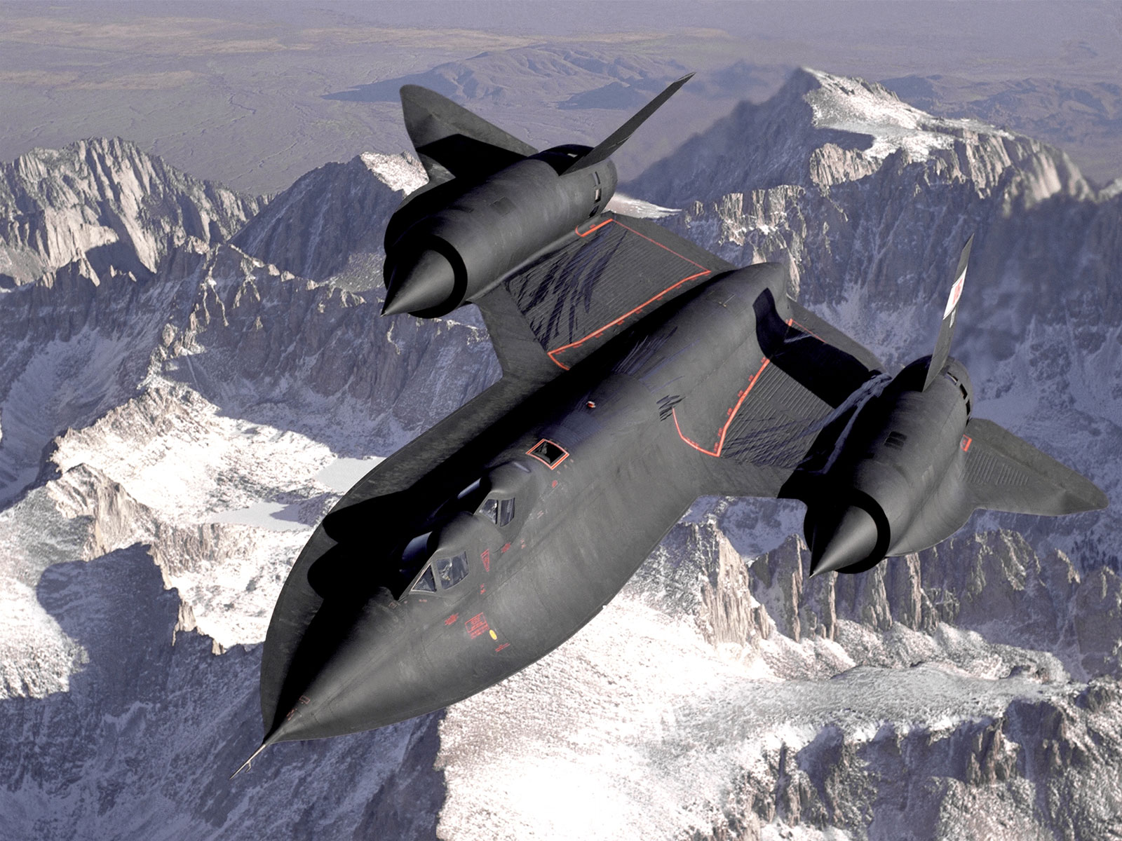 Download HQ Stealth aircraft above mountains Military Airplanes wallpaper / 1600x1200