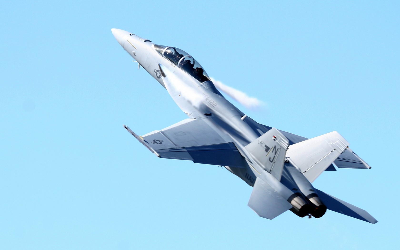 Download High quality F-18 Hornet Military Airplanes wallpaper / 1680x1050