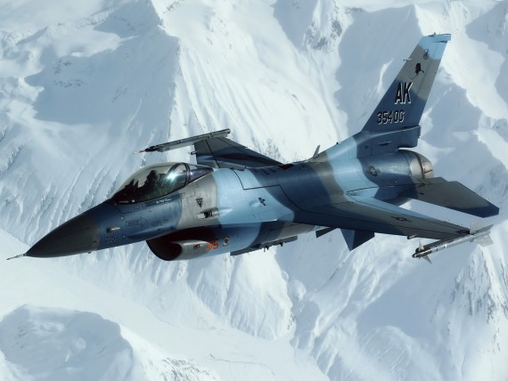 Free Send to Mobile Phone over the snow-capped mountains Military Airplanes wallpaper num.361