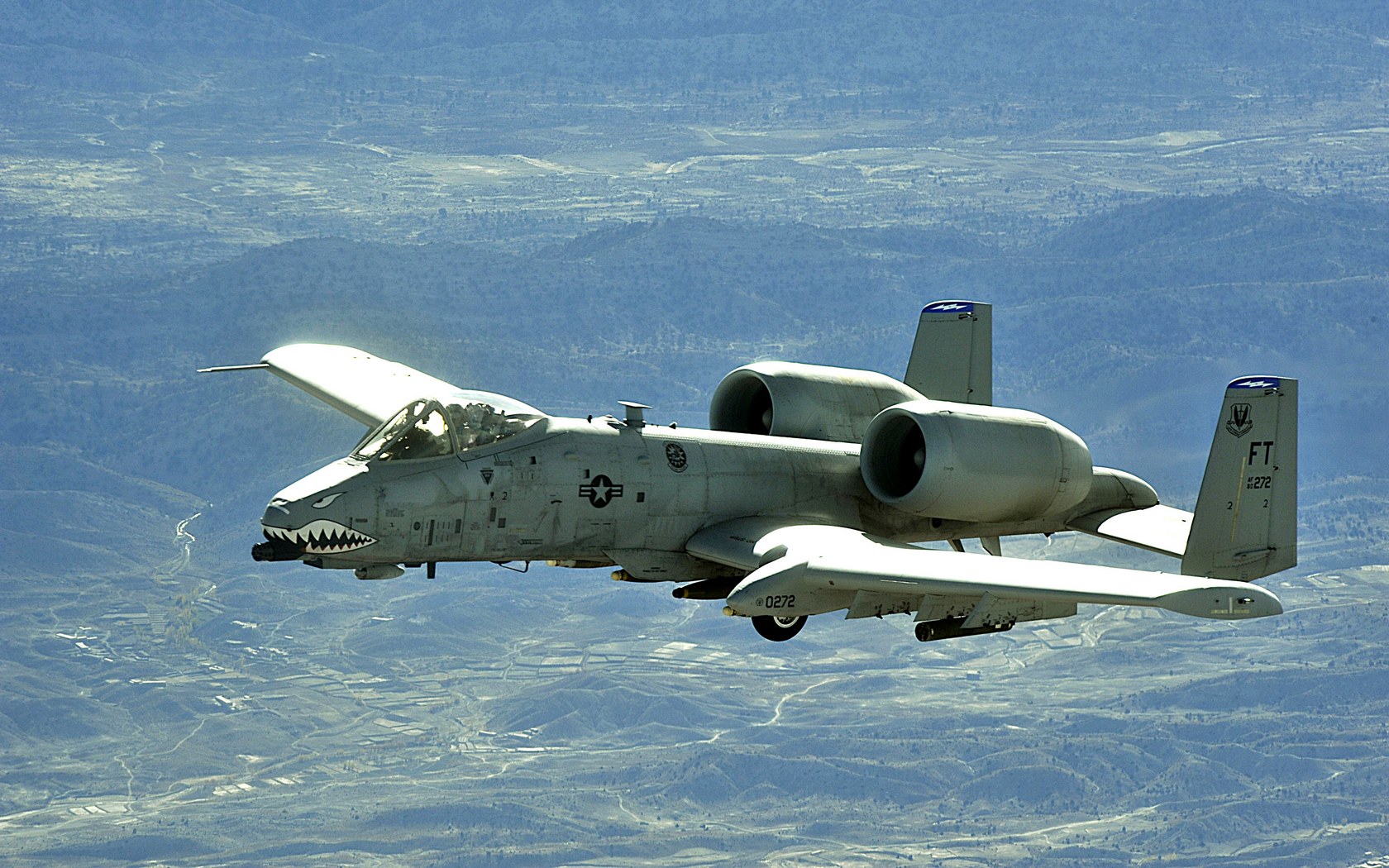 Download High quality A-10 Thunderbolt Military Airplanes wallpaper / 1680x1050