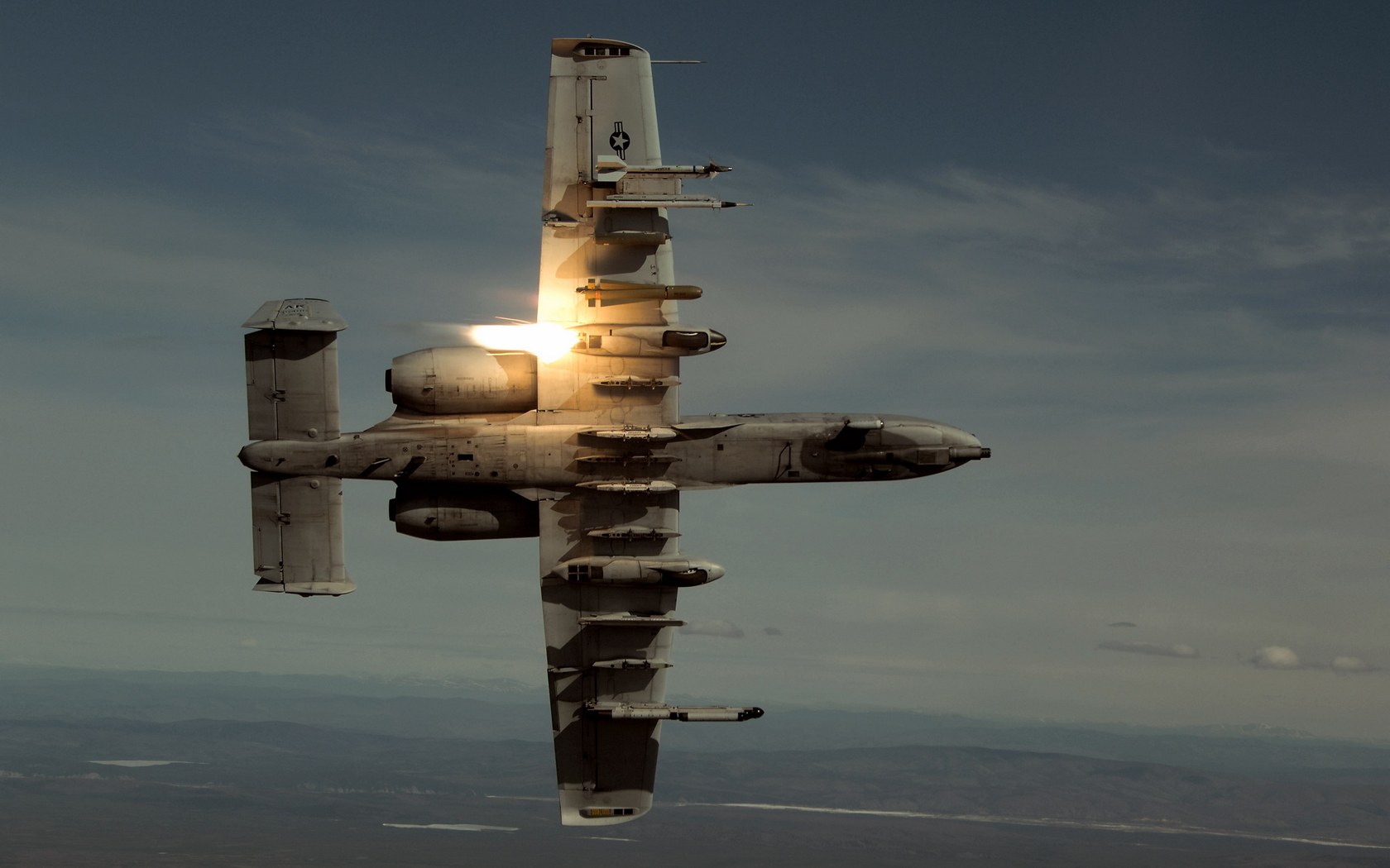 Download HQ A-10 Thunderbolt Military Airplanes wallpaper / 1680x1050