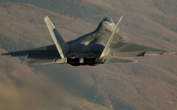 Free Send to Mobile Phone F-22 Raptor Military Airplanes wallpaper num.179