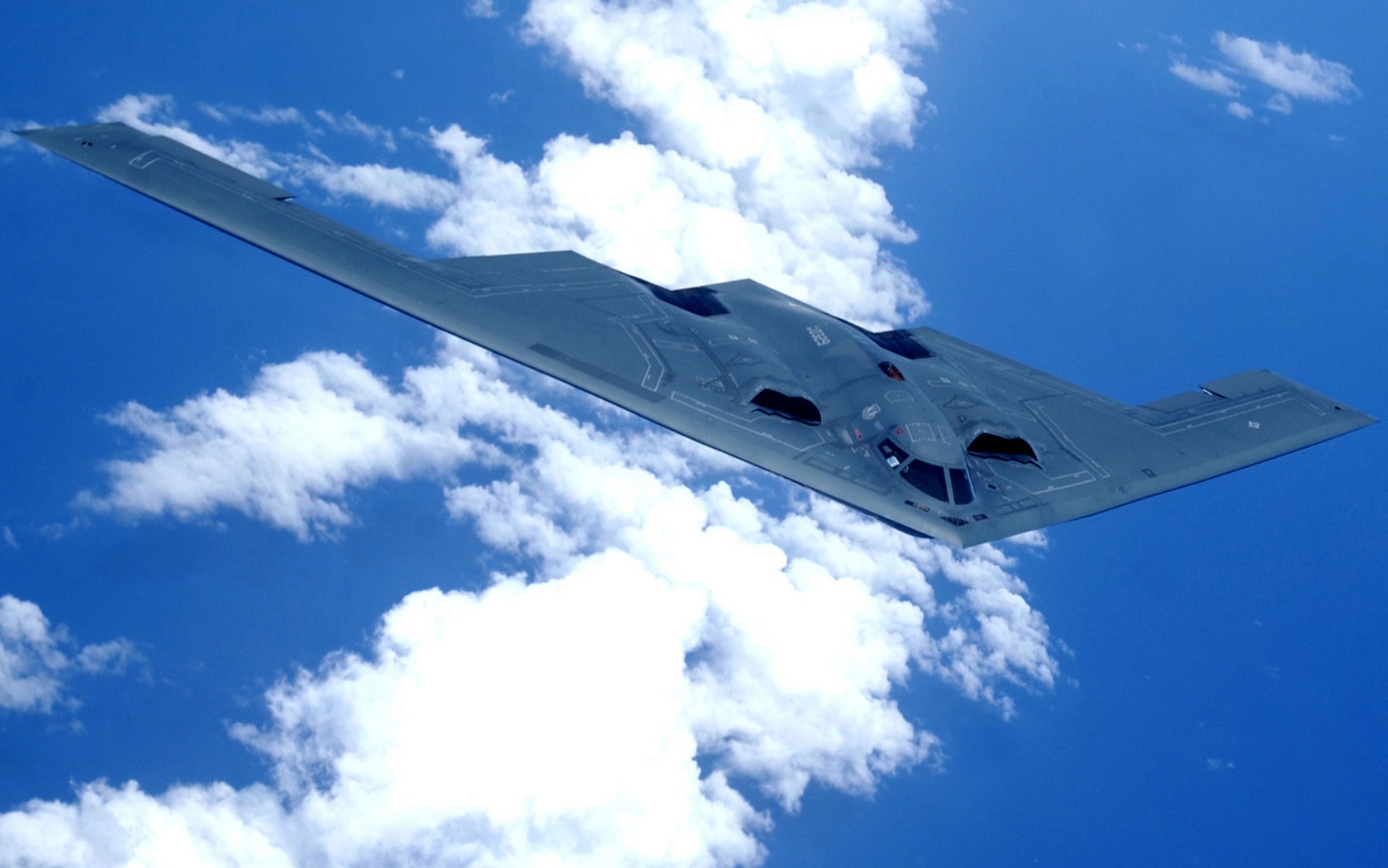 Download full size B-2b Spirit Military Airplanes wallpaper / 1680x1050