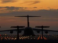 C-17 Globemaster III prepares for takeoff / Civilian Aircraft